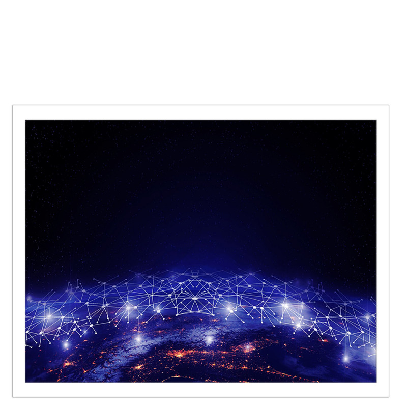 تابلو نوری بکلیت طرح برج ایفل آتش بازی مدل W-MO1674