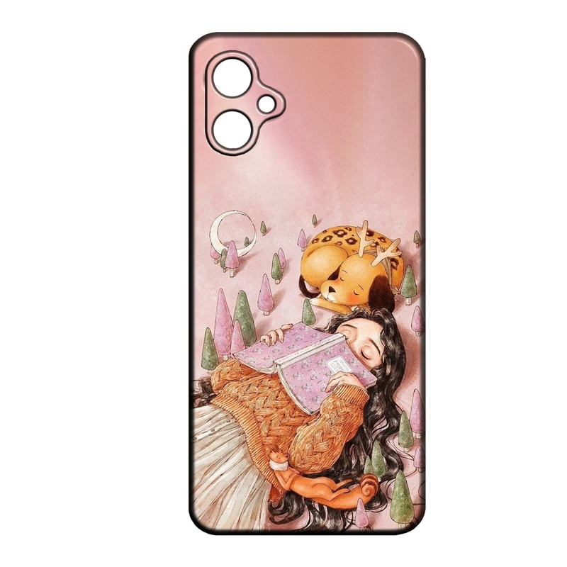 کاور طرح دخترانه کد 271 مناسب برای گوشی موبایل سامسونگ Galaxy A05