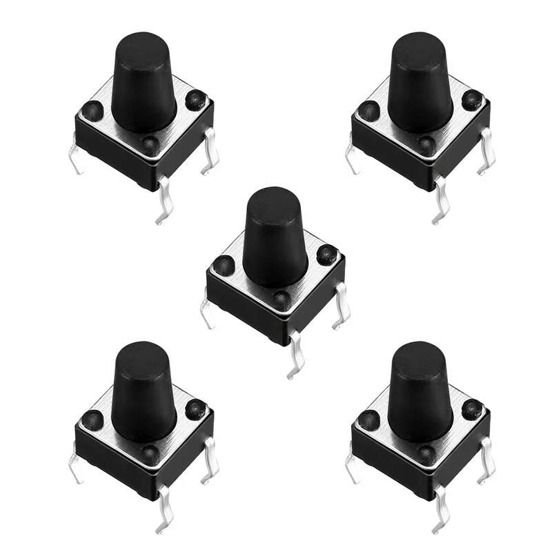 میکرو سوئیچ مدل Vertical-6×6×8.5-4P بسته 5 عددی