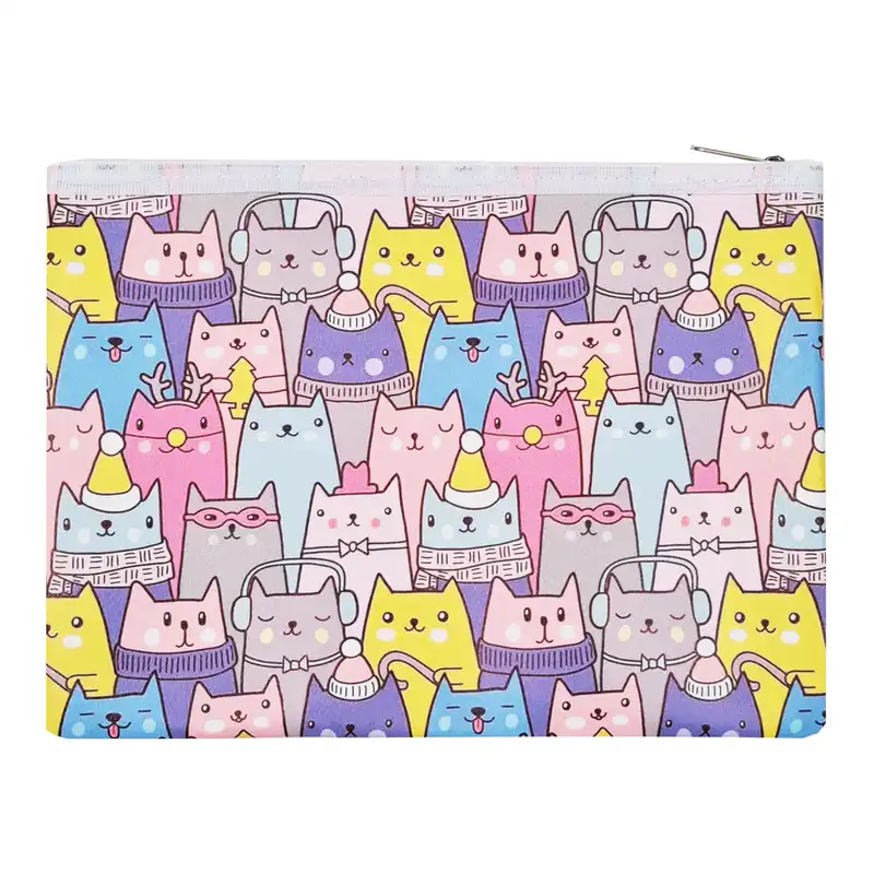 جامدادی طرح گربه چندرنگ مدل PCA030517