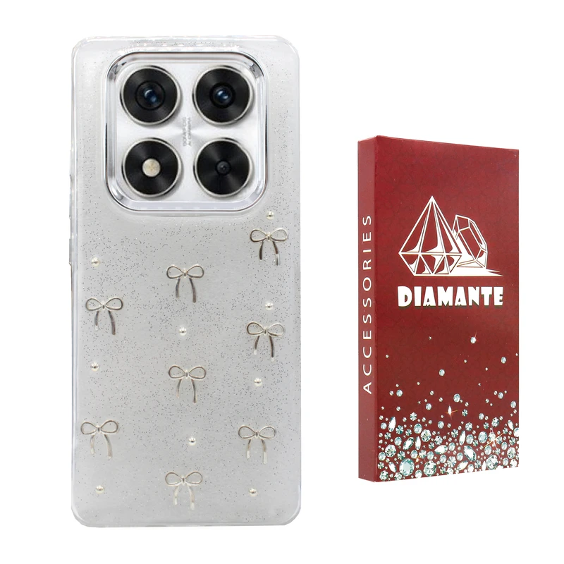 کاور دیامانته مدل Bowtie Ros مناسب برای گوشی موبایل شیائومی Redmi Note 14 Pro