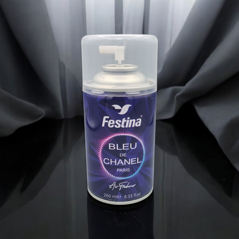 اسپری خوشبو کننده و تصفیه کننده هوا فستینا مدل Bleu De Chanel حجم 250 میلی لیتر