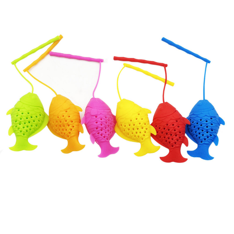 دمنوش ساز مدل ماهی سیلیکونی