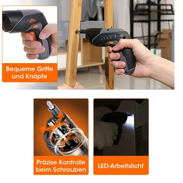 پیچ گوشتی شارژی توپ شاک مدل ts-esd1