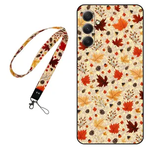 Megafone Fall 0017 Cover For Samsung Galaxy A54 Mobile Neckband