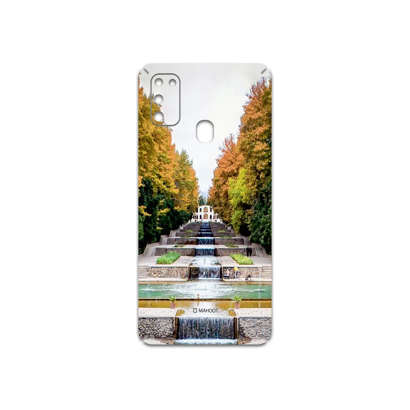 برچسب پوششی ماهوت مدل SHAHZADEH-Garden مناسب برای گوشی موبایل سامسونگ Galaxy M21