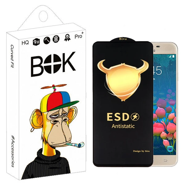محافظ صفحه نمایش بوک مدل Biva Antistatic Touch مناسب برای گوشی موبایل سامسونگ Galaxy J5 Prime