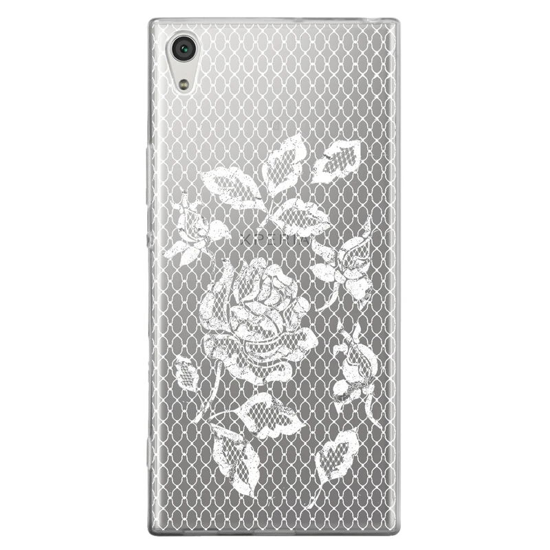 کاور مگافون طرح گل مدل C43-W مناسب برای گوشی موبایل سونی Xperia XA1 ULTRA 