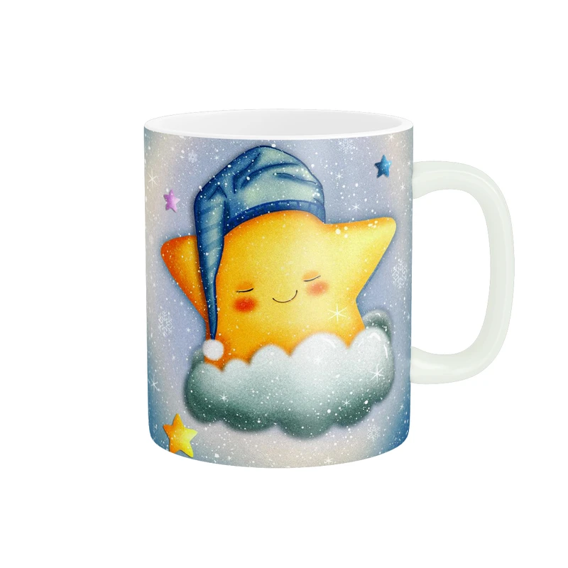 ماگ پاد آفرین طرح ستاره کارتونی کد 4077