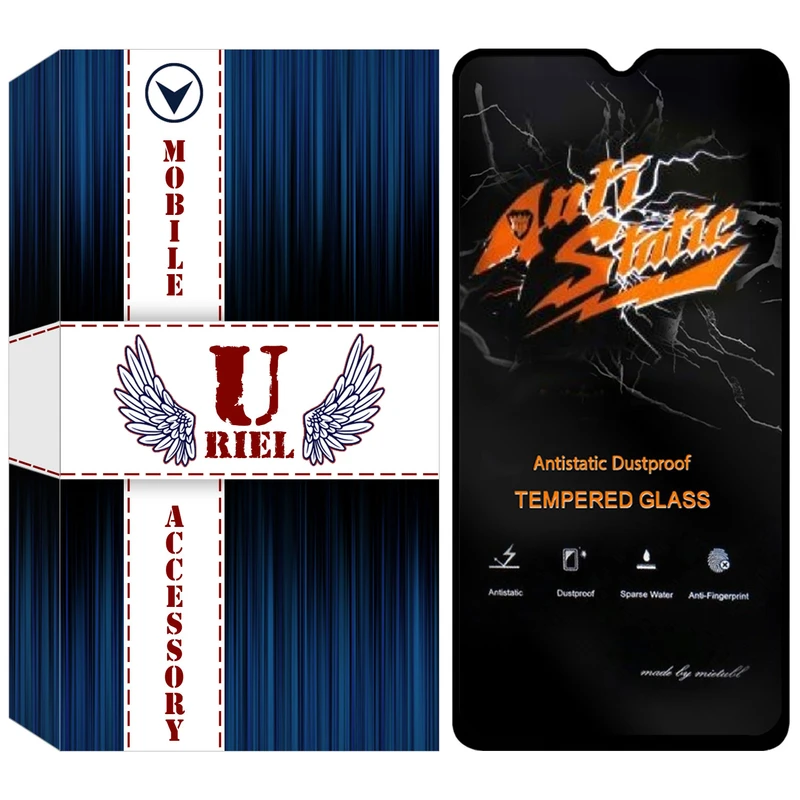 محافظ صفحه نمایش شیشه ای آنتی استاتیک یوریل گلس مدل AST مناسب برای گوشی موبایل سامسونگ Galaxy A26
