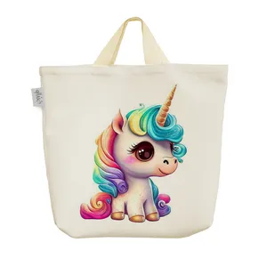 ساک خرید خندالو مدل اسب تک شاخ کیوت کد 3585