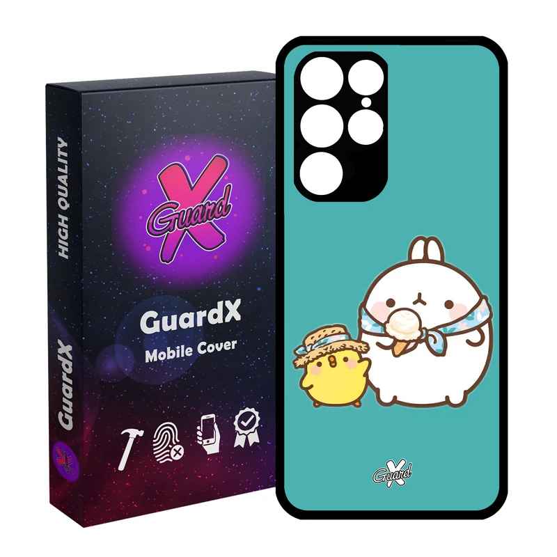 کاور گارد ایکس طرح مولانگ مدل Glass10312 مناسب برای گوشی موبایل سامسونگ Galaxy S22 Ultra