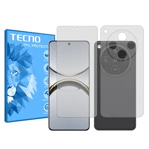 Tecno Resistant transparent screen protector suitable for Oppo Find X8 Pro mobile phone with back protector