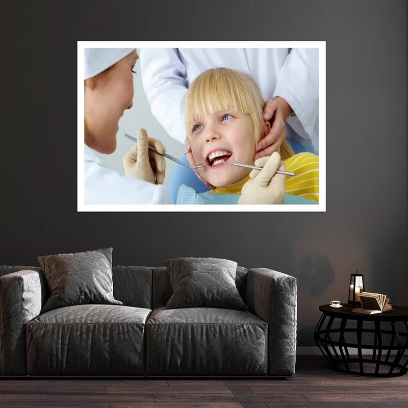 تابلو بکلیت طرح دندان و دنداپزشکی مدل قاب شاسی W-s9450