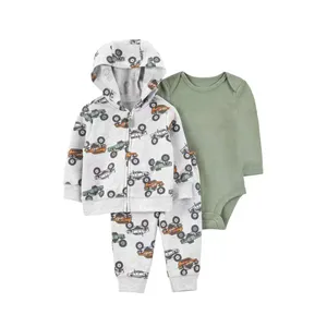 ست 3 تکه لباس نوزادی مدل 2193