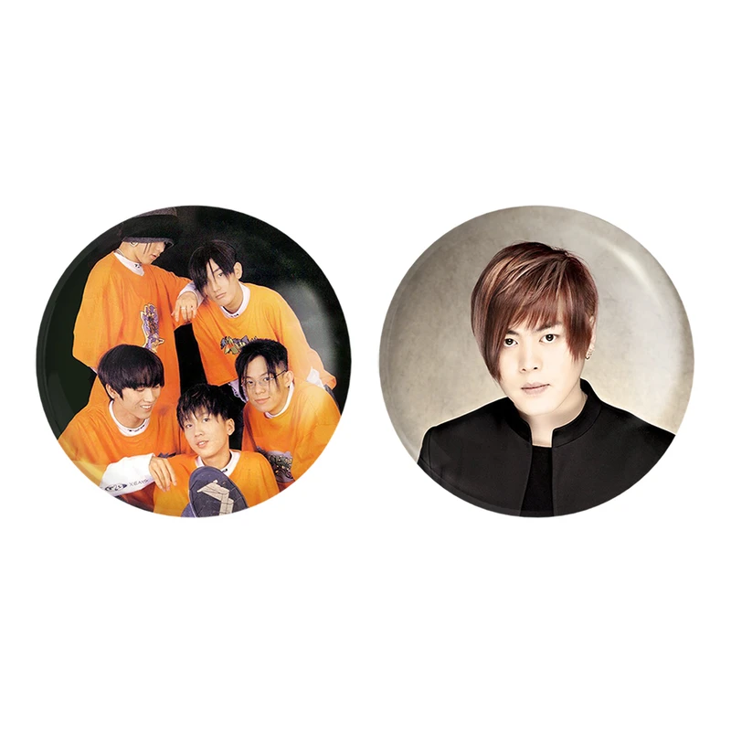 مگنت خندالو طرح هی جون گروه H.O.T کد 1228112288 مجموعه 2 عددی