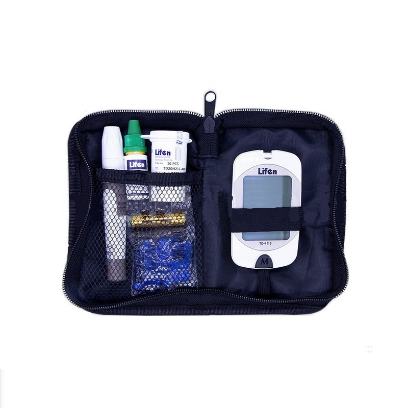 دستگاه تست قند خون لایفن مدل TD-4116 به همراه نوار تست قند خون بسته 50 عددی