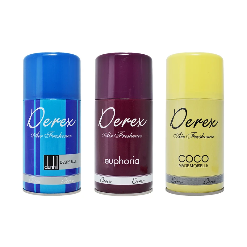 اسپری خوشبو کننده هوا دریکس مدل D05 حجم 260 میلی لیتر مجموعه 3 عددی