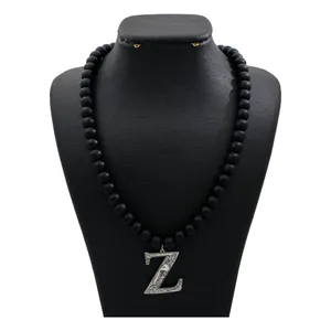 گردنبند نقره زنانه دلی جم طرح Z کد D 262