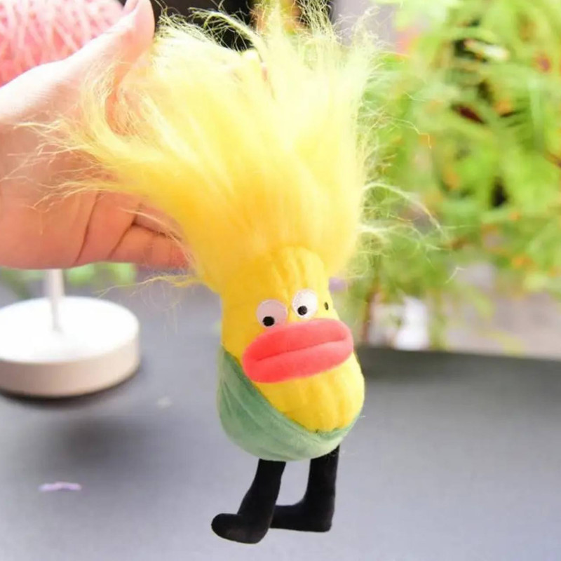 عروسک طرح ذرت مدل موفشن کد JIMI110 ارتفاع 17 سانتیمتر