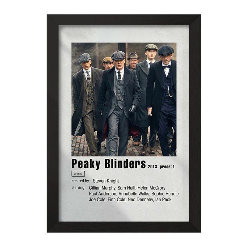 تابلو خندالو مدل پیکی بلایندرز (Peaky Blinders) کد F11291