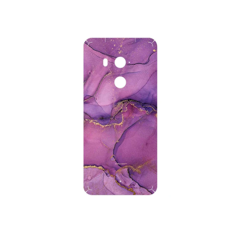 برچسب پوششی ماهوت مدل Purple Marble مناسب برای گوشی موبایل اچ تی سی U11 Plus