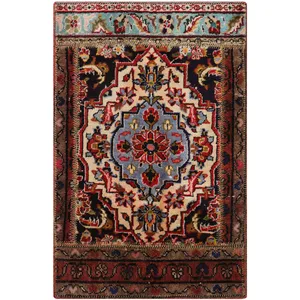 کلاژ فرش دستبافت نیم متری فرش هریس کد 101855