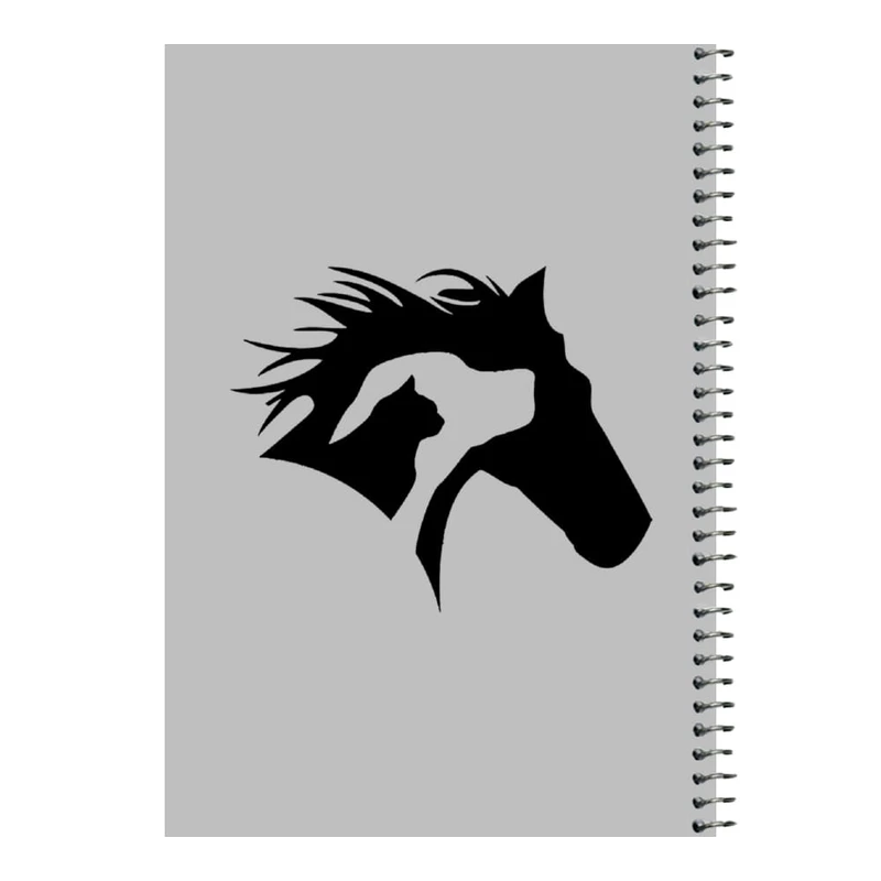 دفتر مشق 80 برگ اس جی مدل حیوانات   