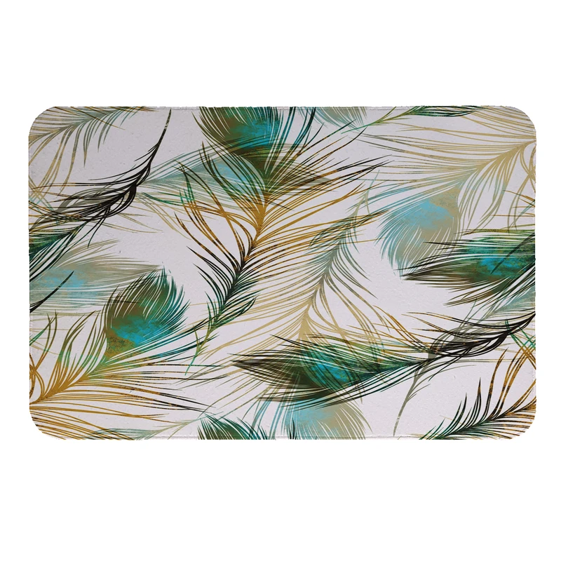  پادری طرح برگ کد 5417 سایز 80 × 50 سانتی‌متر