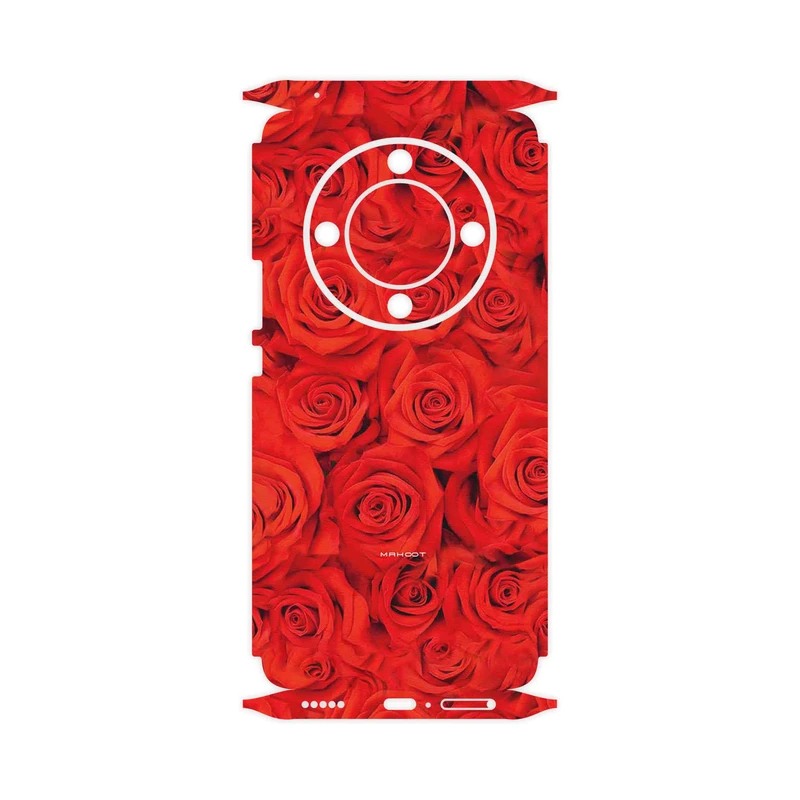 برچسب پوششی ماهوت مدل Red_Flower-FullSkin مناسب برای گوشی موبایل آنر X9b