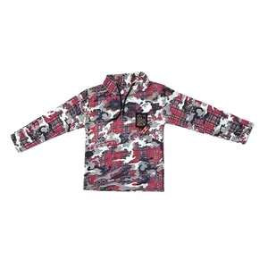 تی شرت آستین بلند پسرانه مدل ارتشی