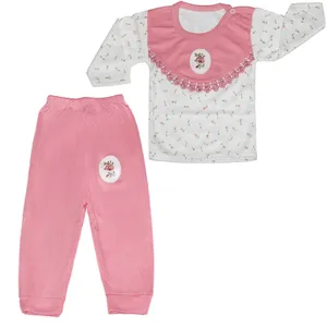 ست تی شرت و شلوار نوزادی مدل GOL-SRT