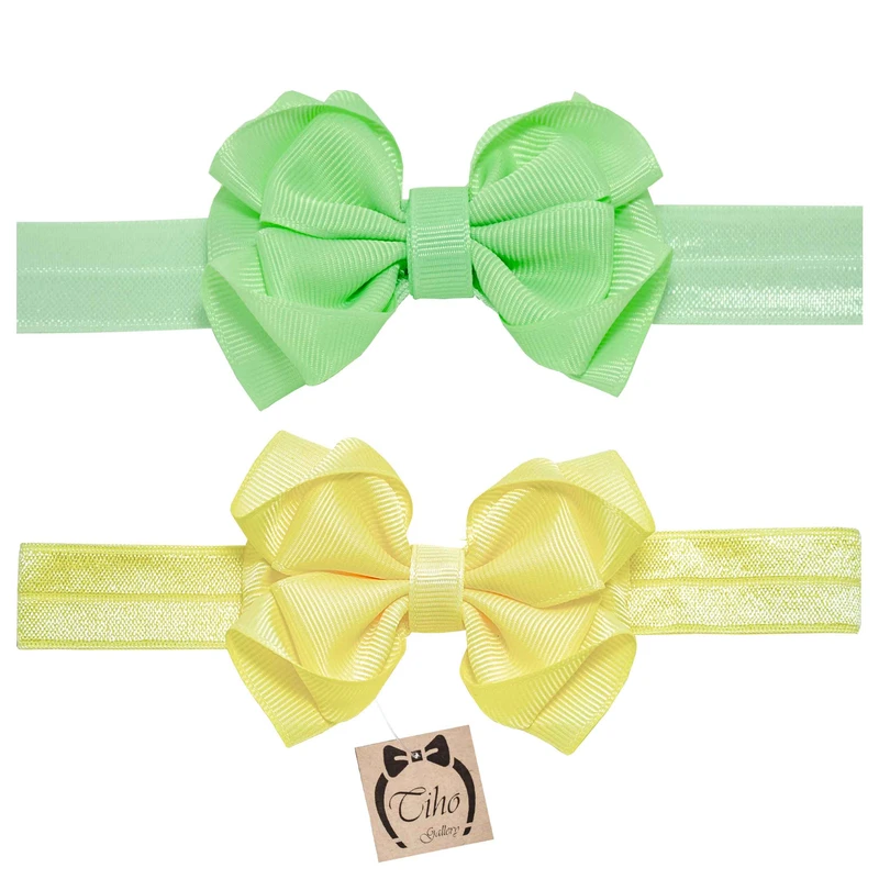 هدبند نوزادی مدل فندق کوچولو مجموعه 2 عددی