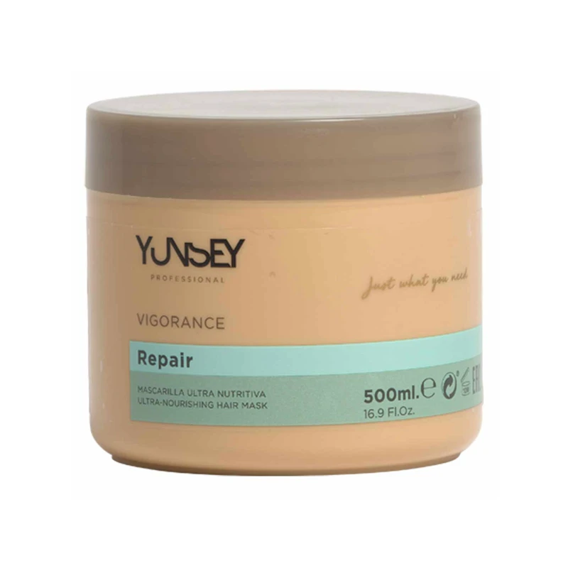 ماسک مو  مغذی یانسی مدل Vigorance Repair مناسب برای انواع مو حجم 500 میلی‌لیتر
