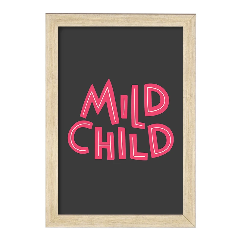 تابلو خندالو مدل Mild Child کد F11466