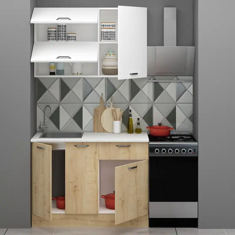 کابینت آشپزخانه مدل موناکو 140