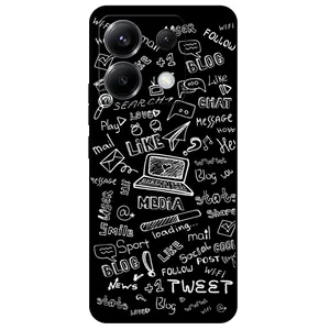 Megafone Social Media 1898 Cover For Xiaomi Poco X6 5G