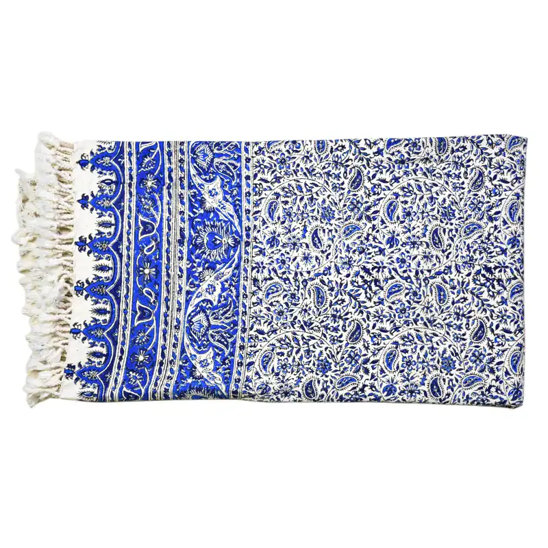 رومیزی قلمکار قلمکار صدر مدل درهم بادومی