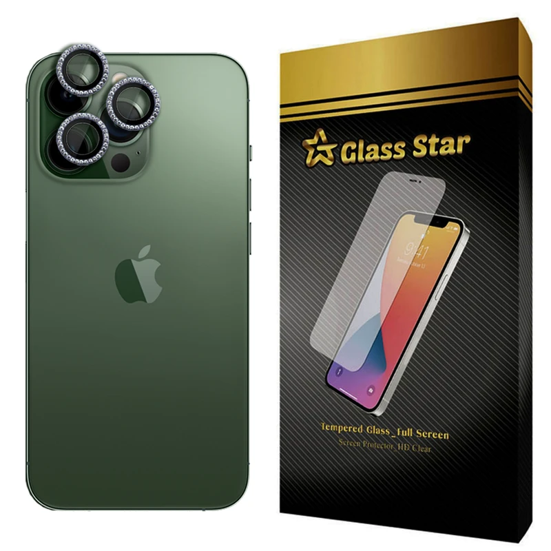 محافظ لنز دوربین گلس استار مدل LNG-Glass مناسب برای گوشی موبایل اپل iPhone 13 Pro Max