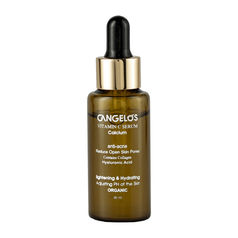 سرم آبرسان پوست گانگلوس مدل ویتامین C کلسیوم مناسب برای انواع پوست حجم 30 میلی‌لیتر