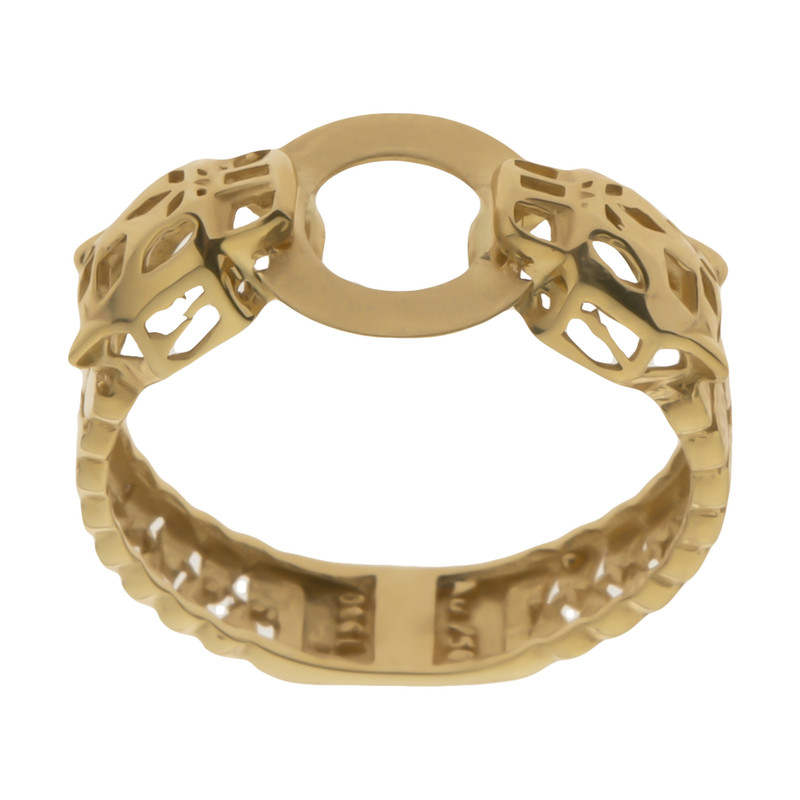 انگشتر طلا 18 عیار زنانه کانیار گالری مدل R22