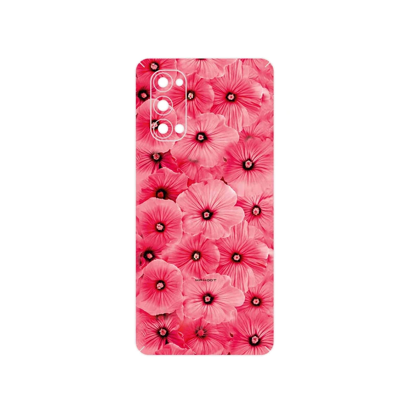 برچسب پوششی ماهوت مدل Pink_Flower مناسب برای گوشی موبایل اپو Reno4 Pro 5G