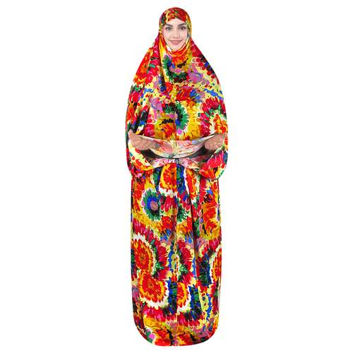 چادر نماز مدل ستیا طرح گل 