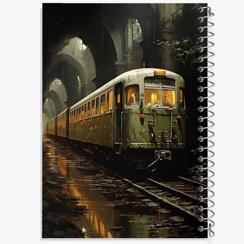 دفتر مشق 50 برگ خندالو طرح قطار کد F1304