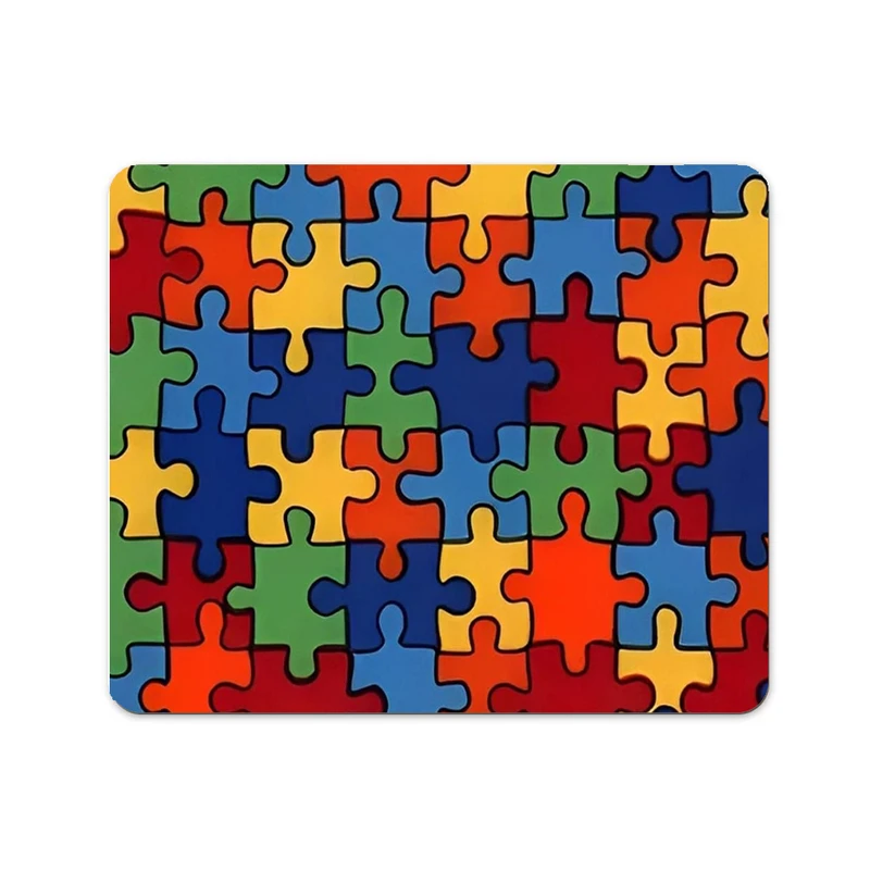  ماوس پد پاد آفرین طرح پازل رنگی کد 751 سایز 19*24 سانتی متر