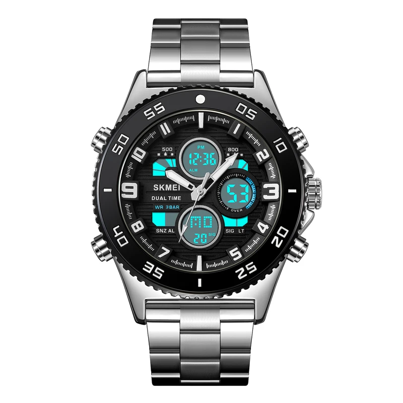 عکس شماره 10 : ساعت مچی عقربه-ای مردانه کوارتز اسکمی مدل 2205si به همراه دستبند