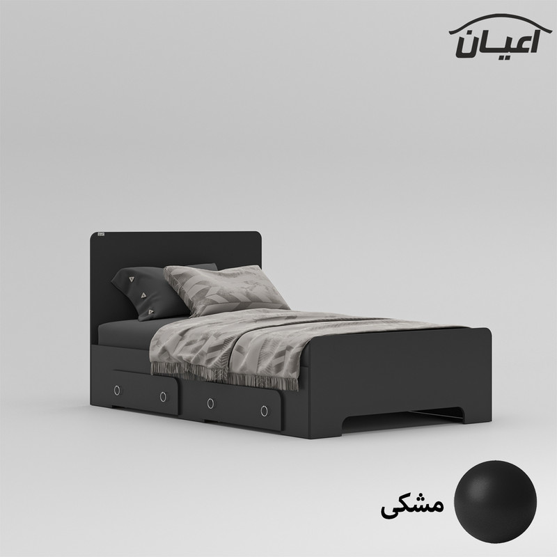 تخت خواب یک نفره اعیان مدل FH793 سایز 120x200 سانتی متر