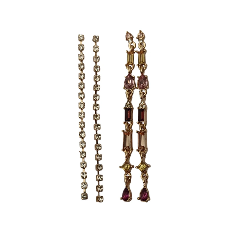 گوشواره آویز زنانه آی ام مدل E2746 مجموعه 2 عددی