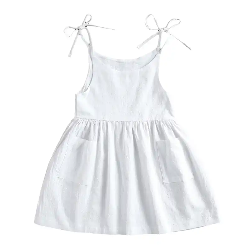 پیراهن دخترانه مدل ابروبادی بندی