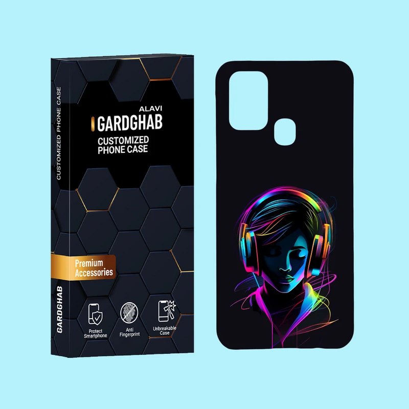 کاور گارد قاب علوی مدل ساز و موزیک مناسب برای گوشی موبایل سامسونگ Galaxy M31